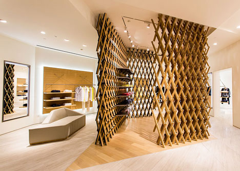 Pringle of Scotland store in Chengdu by Atelier Oi