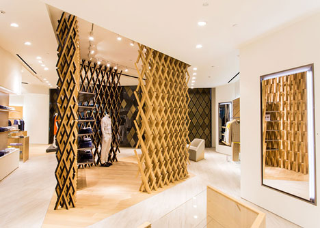 Pringle of Scotland store in Chengdu by Atelier Oi