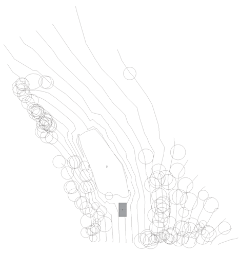 Site plan of Pump House by Branch Studio Architects