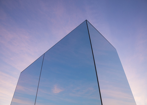 Reflection Field by Phillip K Smith III is an installation of glowing neon mirrors for Coachella