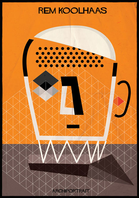 Rem Koolhaas Archiportrait by Federico Babina