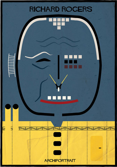 Richard Rogers Archiportrait by Federico Babina