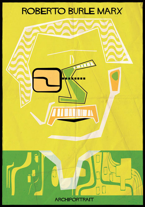 Roberto Burle Marx Archiportrait by Federico Babina