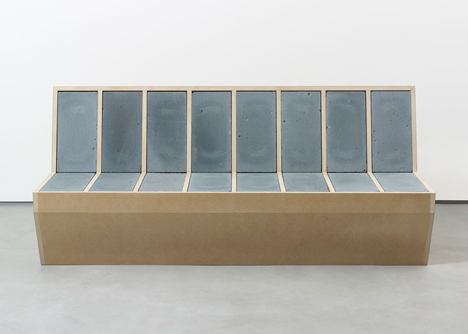 Sarah Lucas furniture for Sadie Coles HQ