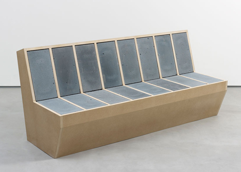 Sarah Lucas furniture for Sadie Coles HQ