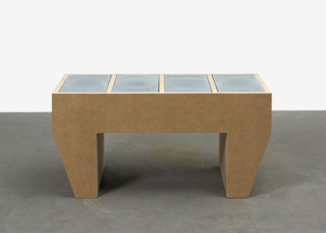 Sarah Lucas furniture for Sadie Coles HQ