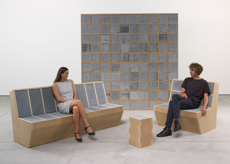 Sarah Lucas furniture for Sadie Coles HQ