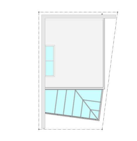 Roof plan of Set design studio and office in Japan by Mattch