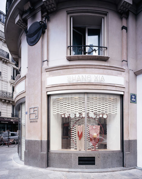 Shang Xia store in Paris by Kengo Kuma and Associates