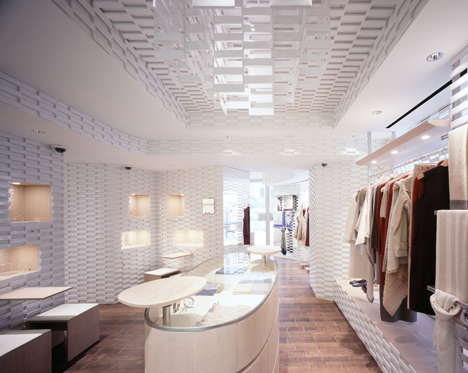 Shang Xia store in Paris by Kengo Kuma and Associates