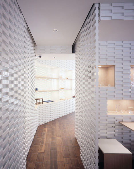 Shang Xia store in Paris by Kengo Kuma and Associates