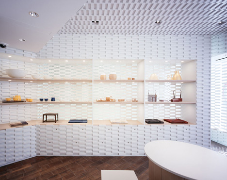 Shang Xia store in Paris by Kengo Kuma and Associates