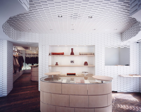 Shang Xia store in Paris by Kengo Kuma and Associates
