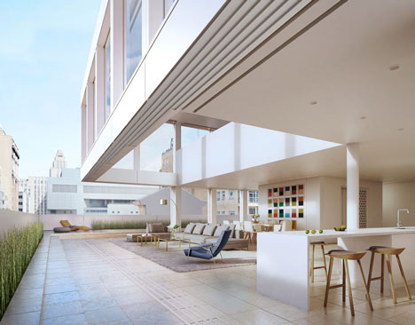 Shigeru Ban creates luxury interiors for private housing project in New York