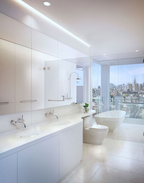 Shigeru Ban creates luxury interiors for private housing project in New York