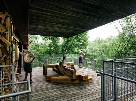 West Virginia treehouse by Mithun