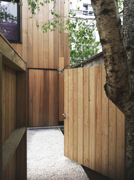 Wooden House in Paris by Noel Dominguez