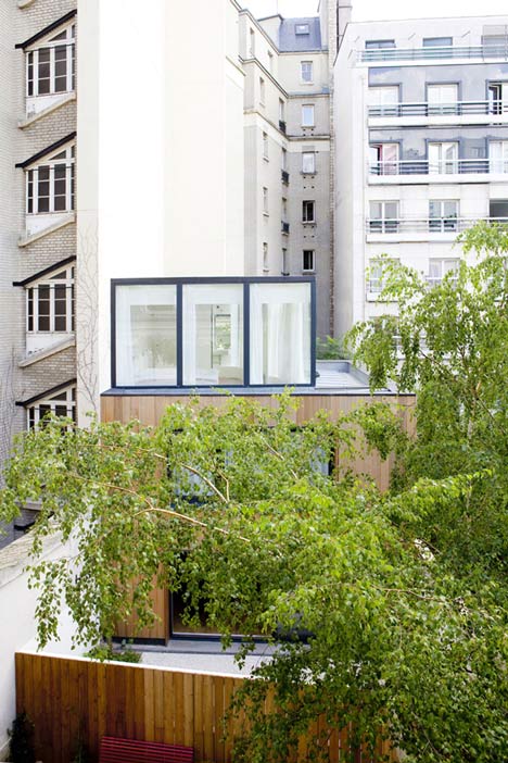 Wooden House in Paris by Noel Dominguez