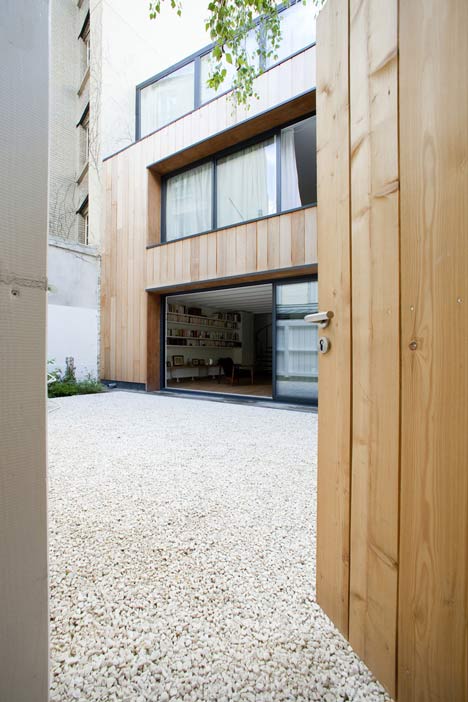 Wooden House in Paris by Noel Dominguez