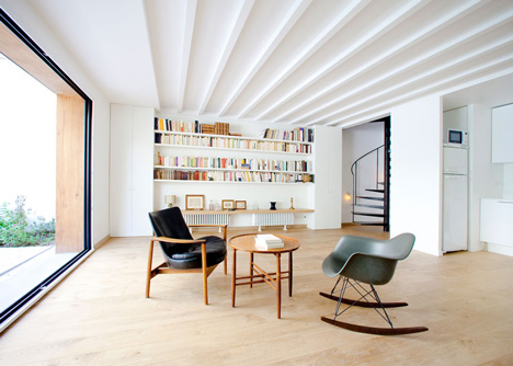 Wooden House in Paris by Noel Dominguez