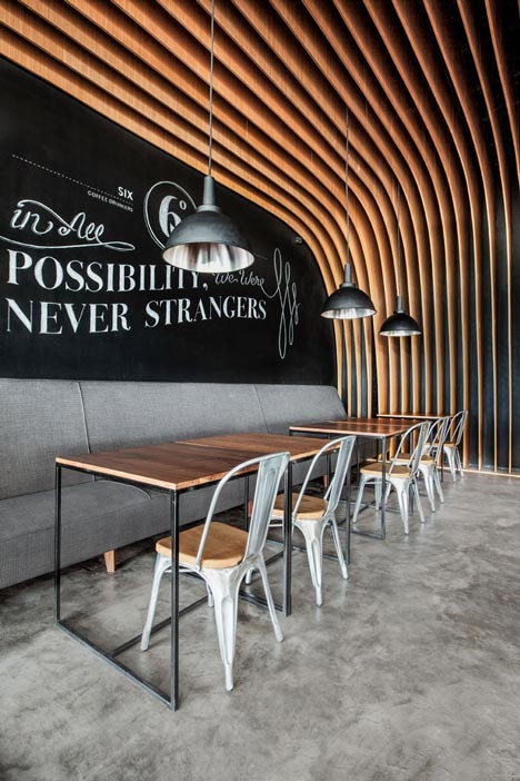 6 Degrees Cafe in Indonesia by OOZN Design