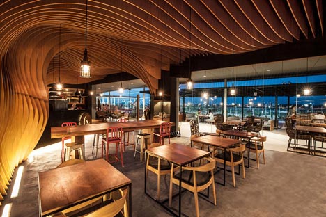 6 Degrees Cafe in Indonesia by OOZN Design