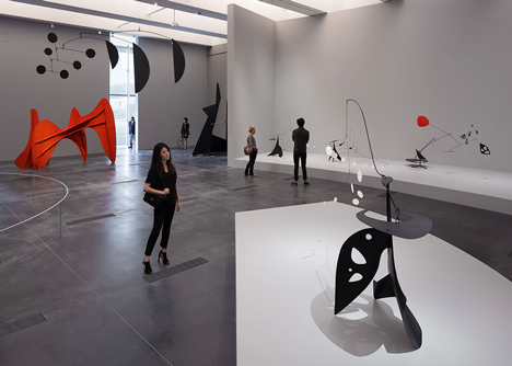 Alexander Calder exhibition at LACMA by Frank Gehry
