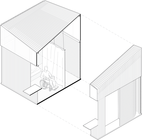 Bamboo micro homes by Affect-T
