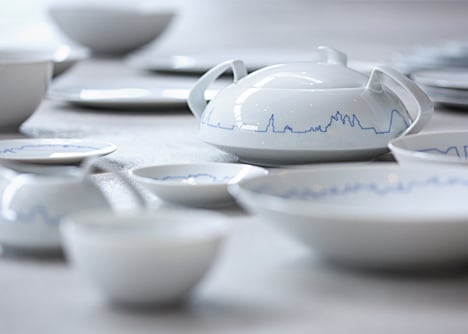 Big Cities tableware set for Rosenthal by BIG and Kilo Design