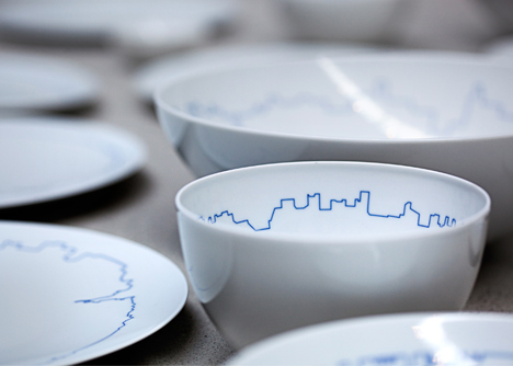 Big Cities tableware set for Rosenthal by BIG and Kilo Design
