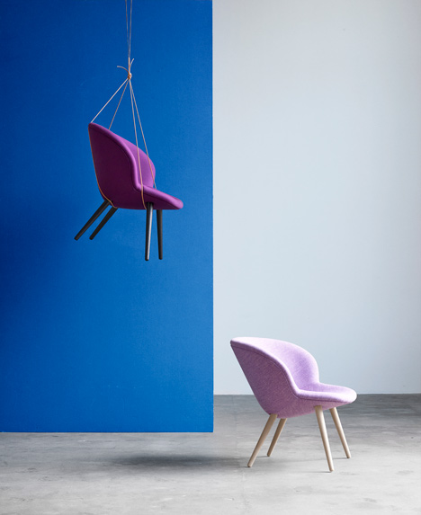 Busk and Hertzog adds wooden legs to Capri chairs for Halle