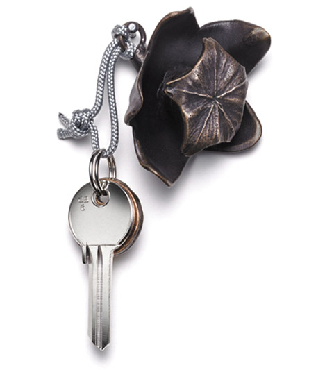 Chris Kabel key fobs and curtains for Fogo Island