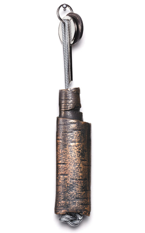Chris Kabel key fobs and curtains for Fogo Island