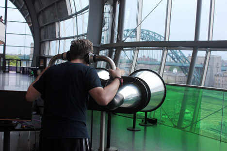 Dominic Wilcox Binaudios binoculars