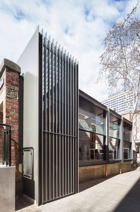 Former Rocks Police Station turned cafe by Welsh and Major