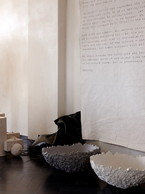 Hostem and Faye Toogood installation in Shoreditch
