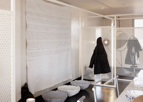 Hostem and Faye Toogood installation in Shoreditch