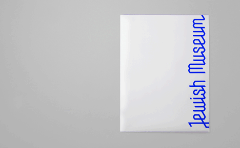 Jewish Museum identity by Sagmeister & Walsh