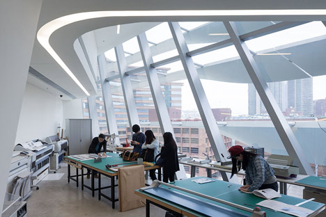 Jockey Club Innovation Tower at HKPU by Zaha Hadid