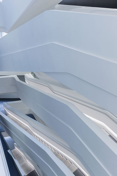 Jockey Club Innovation Tower at HKPU by Zaha Hadid