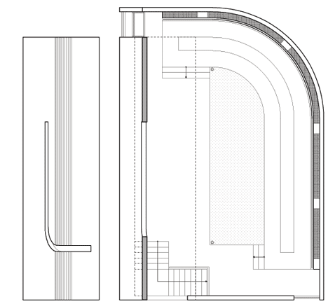 Roof plan of K-POP Curve by Moon Hoon