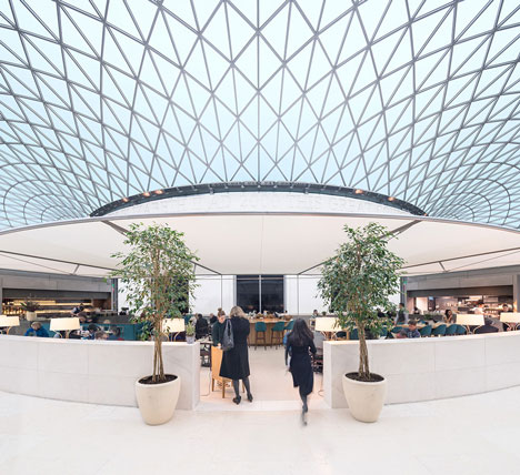 Softroom designs a restaurant for the British Museum's Great Court