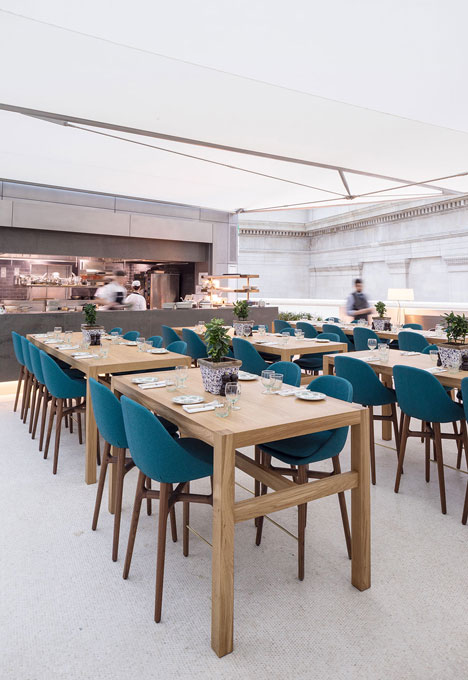 Softroom designs a restaurant for the British Museum's Great Court