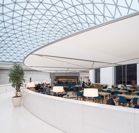 Softroom designs a restaurant for the British Museum's Great Court