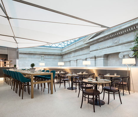 Softroom designs a restaurant for the British Museum's Great Court