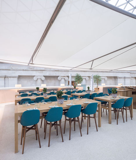 Softroom designs a restaurant for the British Museum's Great Court