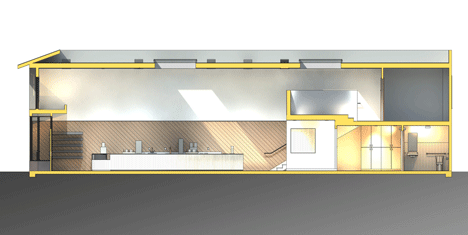 Section of St Franks Coffee by OpenScope Studio
