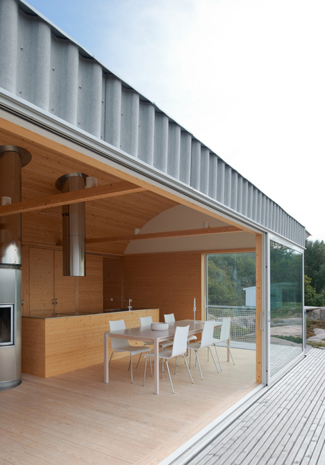Summer houses in Slavik by Mats Fahlander