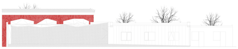 The Forbidden City Red-Wall Teahouse by Cutscape Architecture