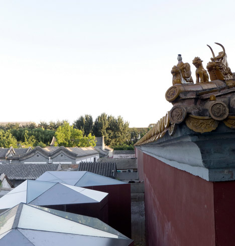 The Forbidden City Red-Wall Teahouse by Cutscape Architecture